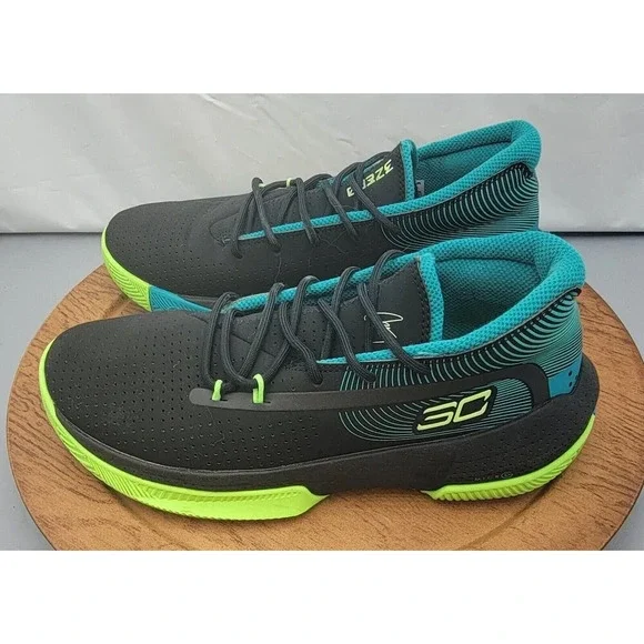 Under Armour 3Zero 3 SC Curry Black Sport Sneakers Youth's Sz 6.5Y 3022117-003 - Picture 8 of 14